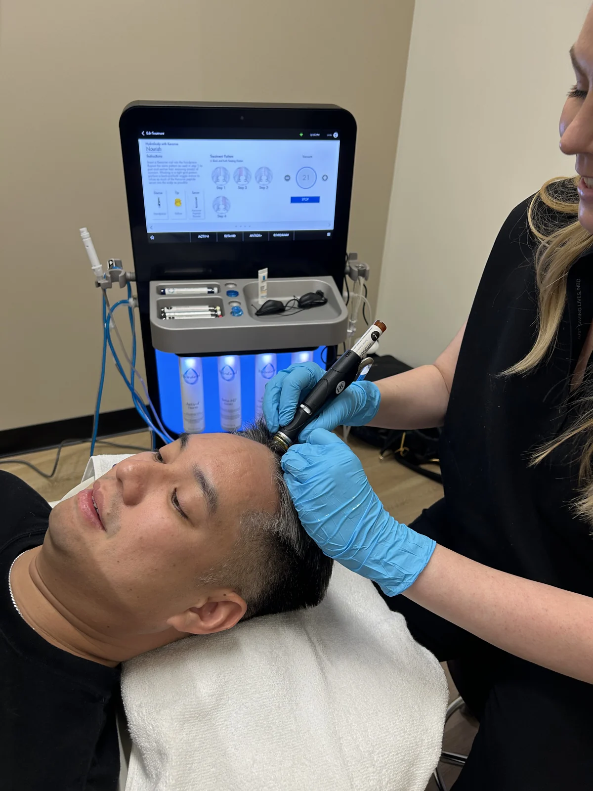 HydraFacial KeraVive Scalp Treatment treatment at Everis Aesthetic Medicine in Milpitas, CA